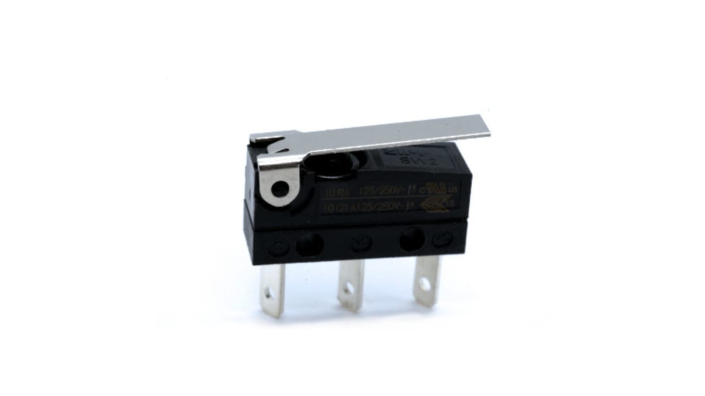 Zippy Snap Micro Switch, Solder Terminal, 10 A, SP-CO, IP67