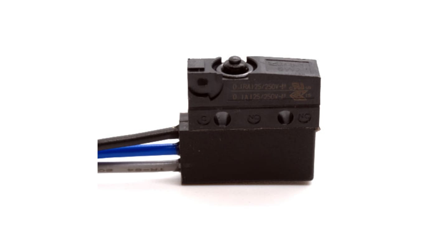 Microinterruttore, Zippy, SP-CO, 100 mA, IP67, pre-cablato