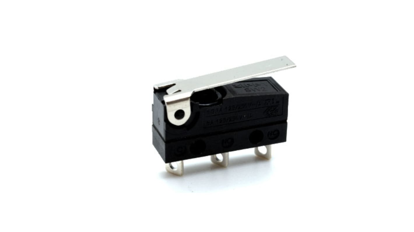 Zippy Snap Micro Switch, Solder Terminal, 6 A, SP-CO, IP67