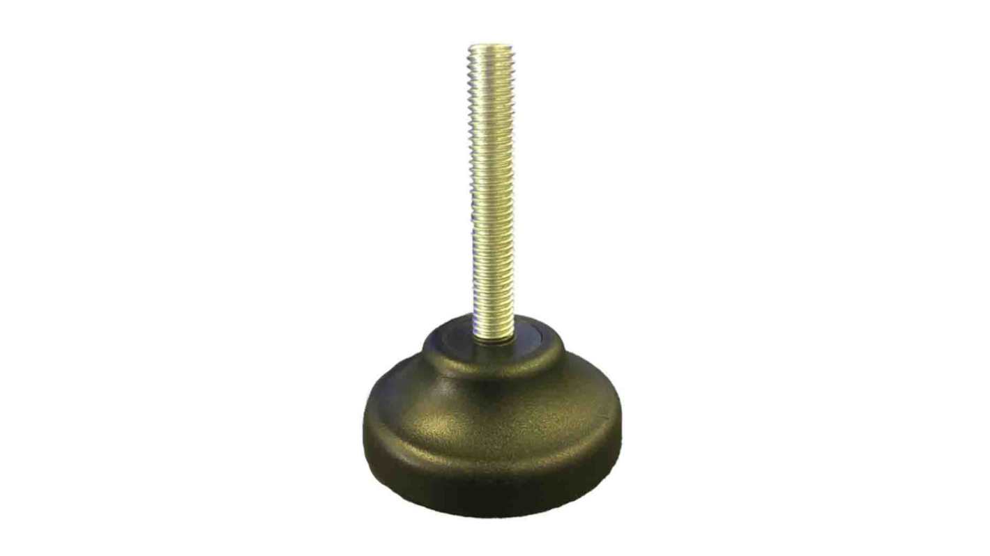 RS PRO M8 50mm Dia. Polyamide Adjustable Foot, 600kg Static Load Capacity