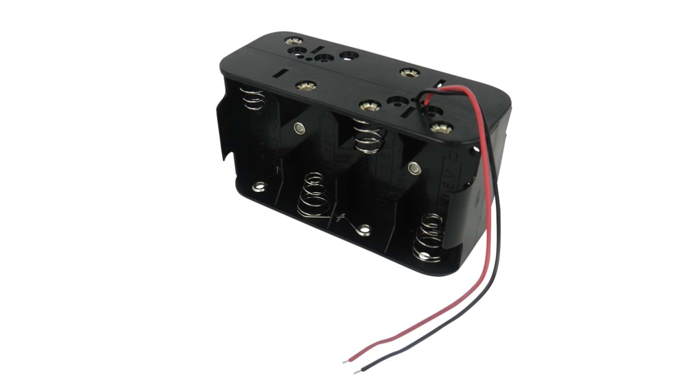 RS PRO C Battery Holder, Coil Spring Contact