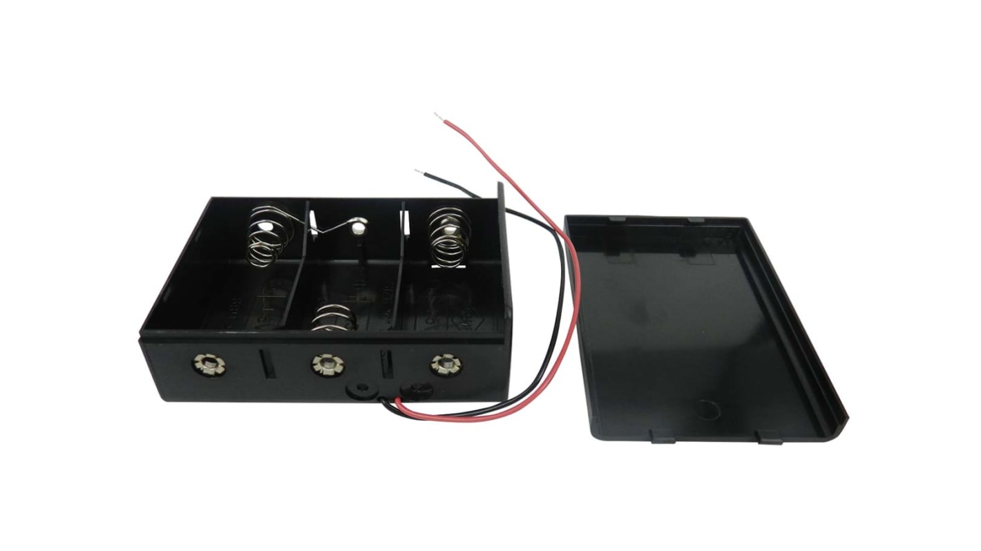 RS PRO C Battery Holder, Coil Spring Contact