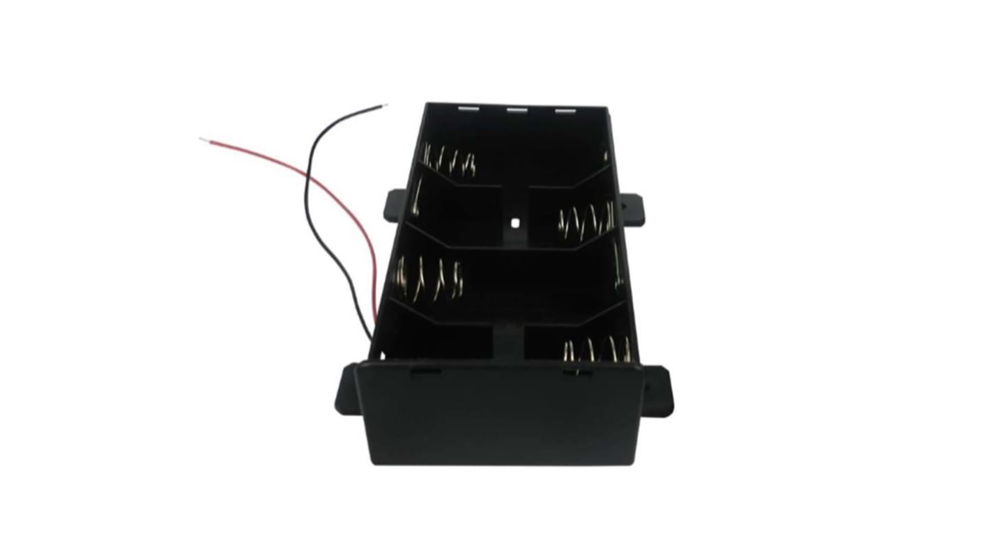 RS PRO D Battery Holder, Coil Spring Contact