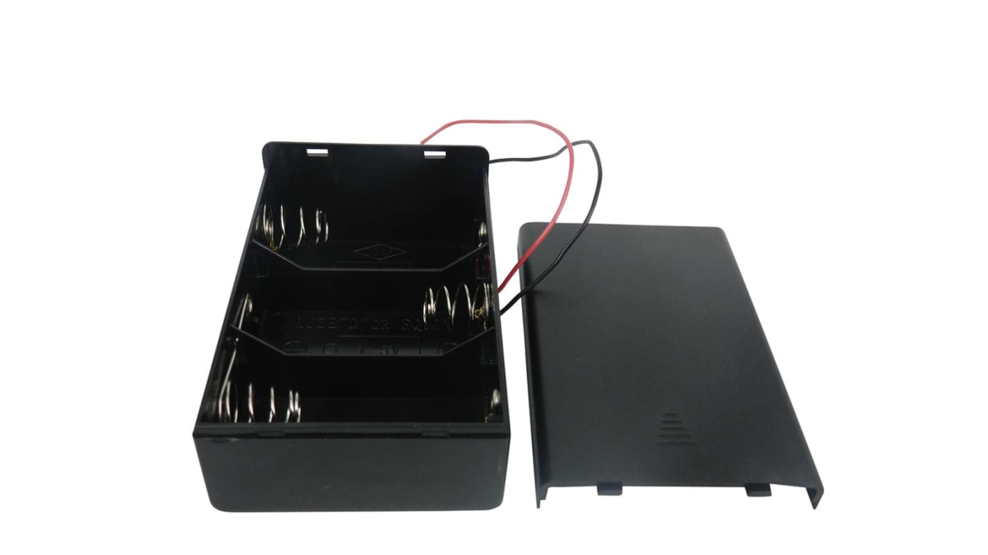 RS PRO D Battery Holder, Coil Spring Contact