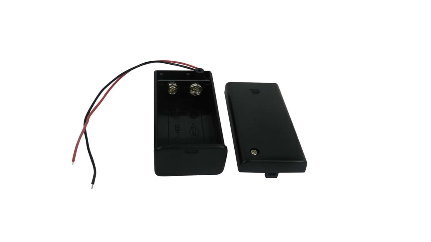 RS PRO 9V PP3 Battery Holder, Coil Spring Contact