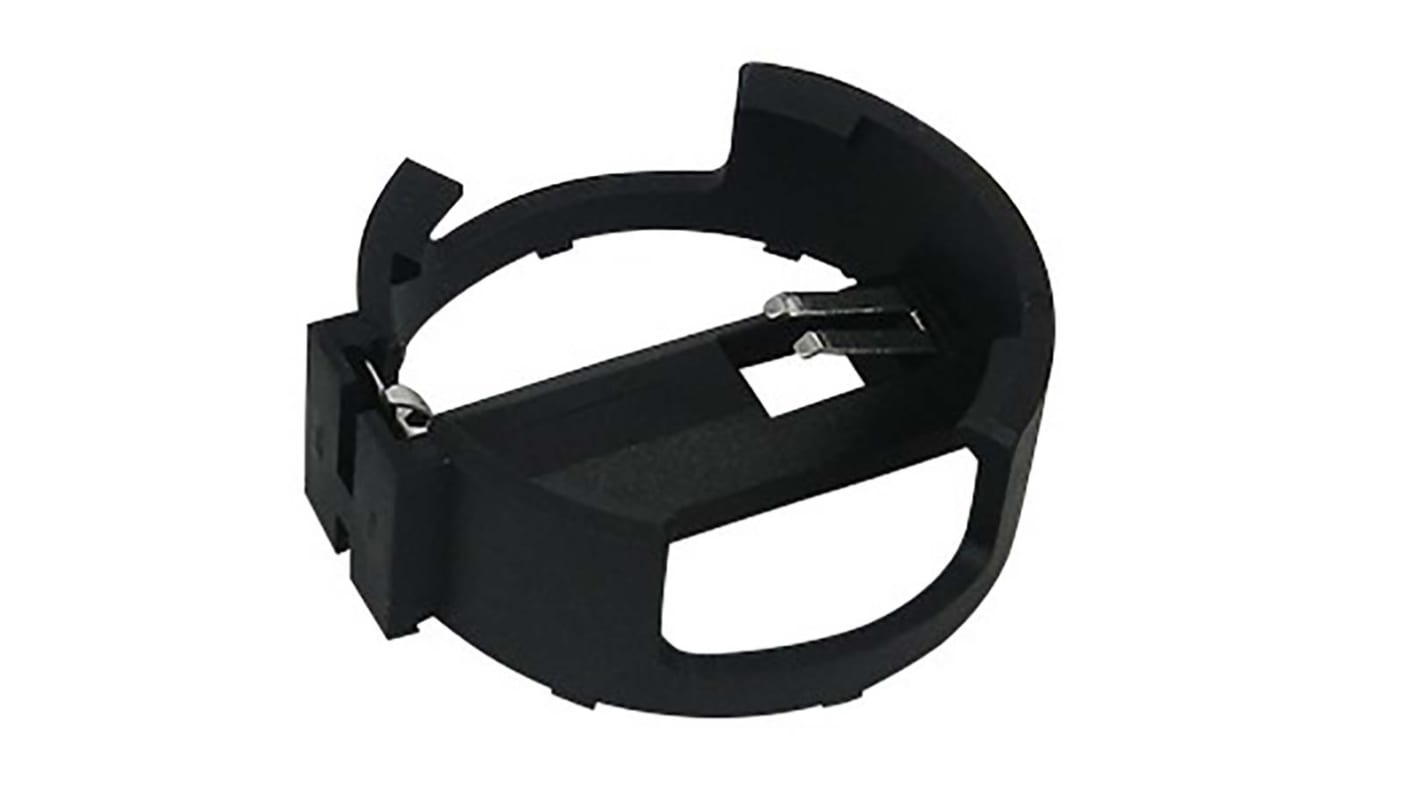 RS PRO CR2032 Battery Holder, PCB Mounted Contact
