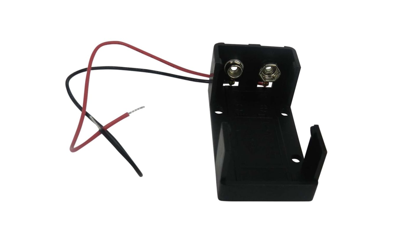 RS PRO 9V PP3 Battery Holder, Coil Spring Contact
