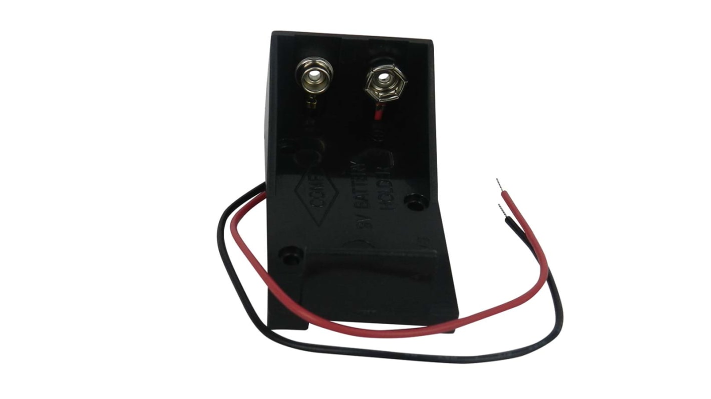 RS PRO 9V PP3 Battery Holder, Coil Spring Contact
