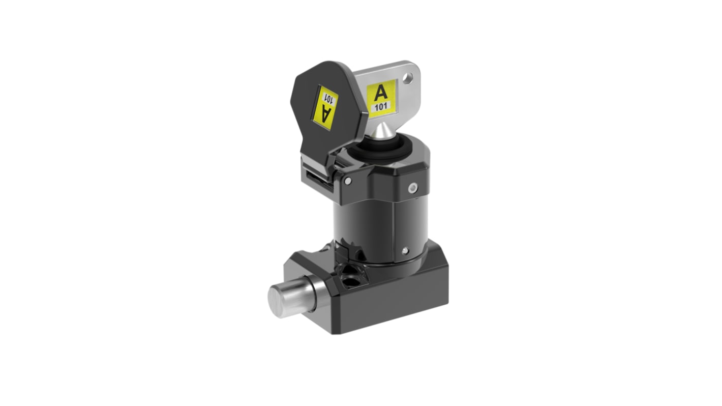 IDEM M-BS Safety Interlock Switch, Mechanical Bolt Actuator Included, Metal, Power Lock