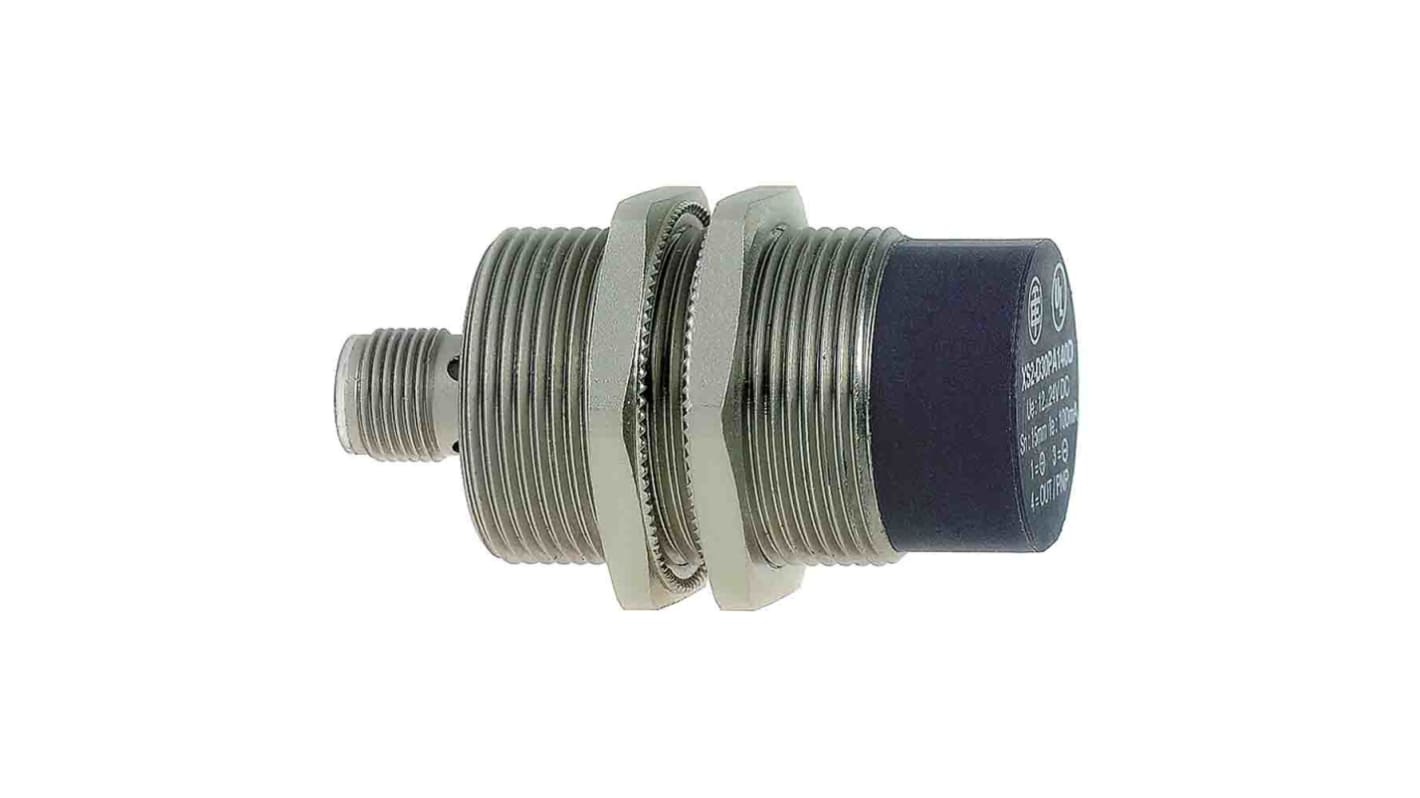 Rs-Online Sensore di prossimità Cilindro filettato Telemecanique Sensors M30 rilevamento 22 mm 10→ 58 V cc