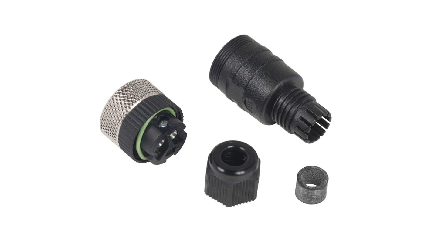 Telemecanique Sensors Circular Connector, 3 Contacts, Cable Mount, Socket, Female, IP67, XZCC Series