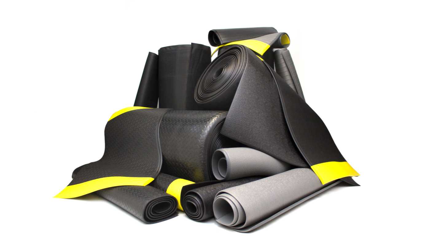 Coba Europe Orthomat® Standard PVC Foam Anti-Fatigue Mat, 0.9m x 1.5m x 9.5mm
