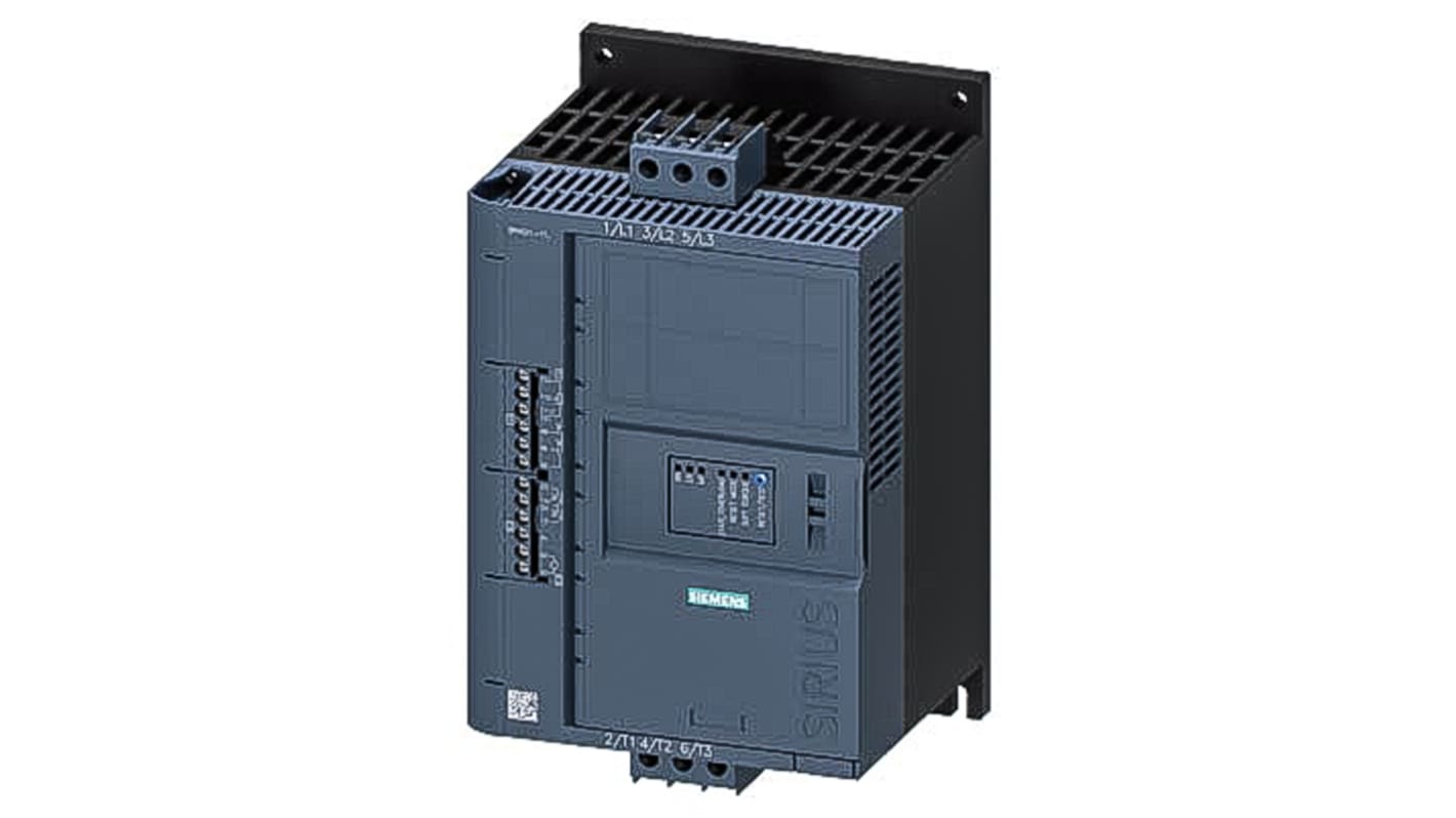 Siemens SIRIUS 3RW Soft Starter, , 15 kW, 480 V ac, 3 Phase, IP20
