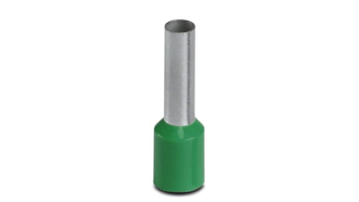 Eaton 绝缘管型端子, 绿色, Φ3.5mm x 12mm引脚, 总长20mm
