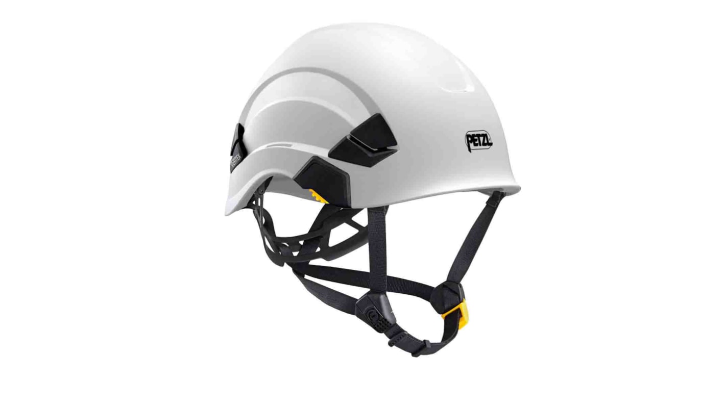 Petzl VERTEX White Safety Helmet with Chin Strap, Adjustable
