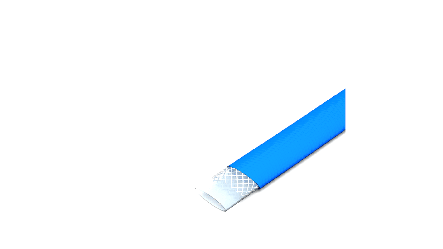 RS PRO Flat roll-up hose with couplings, 8 bar, 20m Long