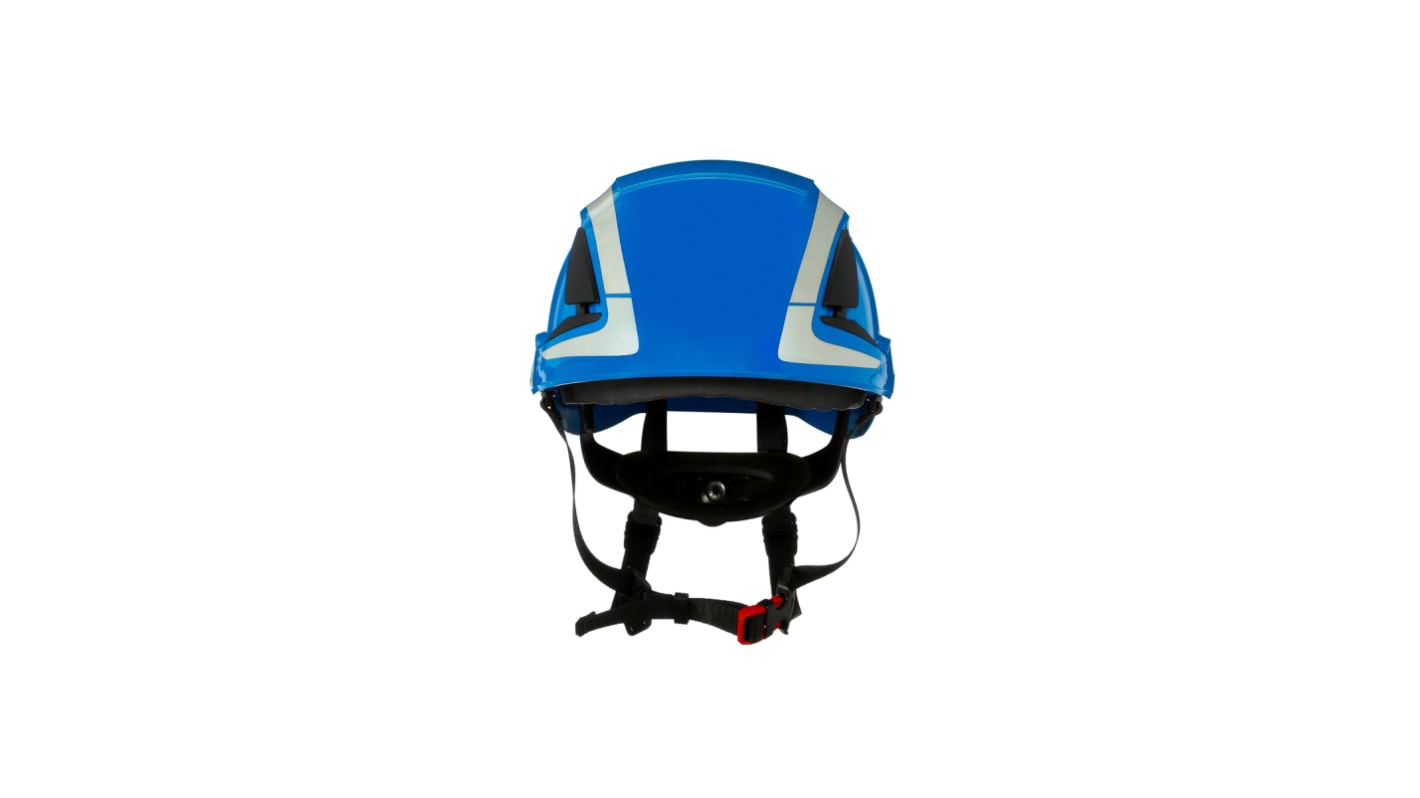 3M SecureFit™ Schutzhelm belüftet mit Kinnriemen verstellbar ABS Blau