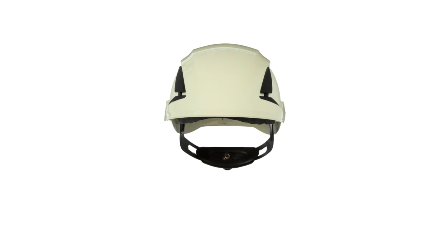 3M SecureFit™ White Safety Helmet , Adjustable, Ventilated