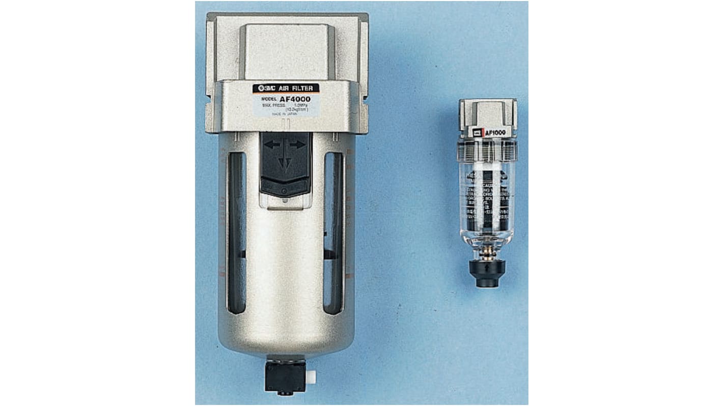 SMC AF series 5μm Rc 3/8 0.1MPa to 1 MPa Pneumatic Filter with Automatic drain