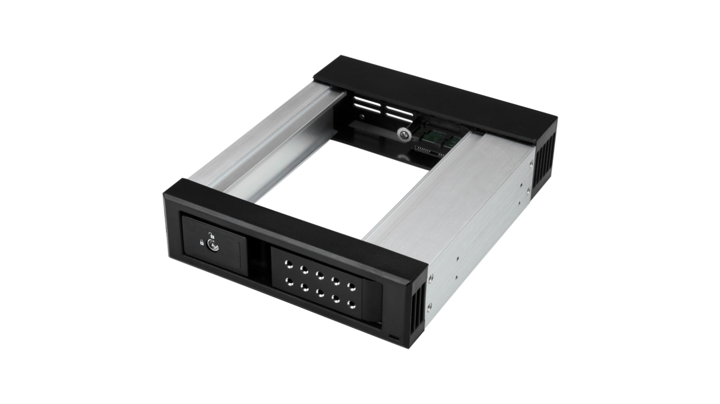 StarTech.com Festplatten-Dockingstation, Hot-Swap-Festplattenschacht, 1 Laufwerke, 5.25 to 3.5 in, SAS, SATA 179.4 x