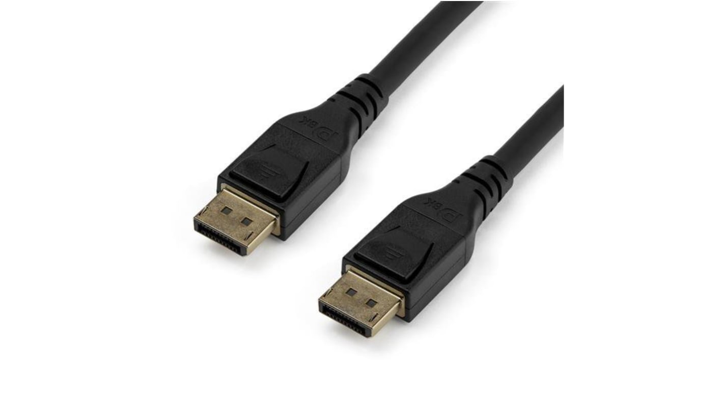 StarTech.com Male DisplayPort to Male DisplayPort, PVC  Cable, 8K @ 60 Hz, 5m