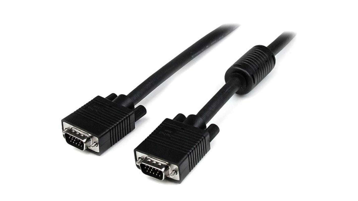 StarTech.com VGA-Kabel A VGA / Stecker B VGA / Stecker, 7m PVC Aluminium-Mylarfolie mit Geflecht Schwarz