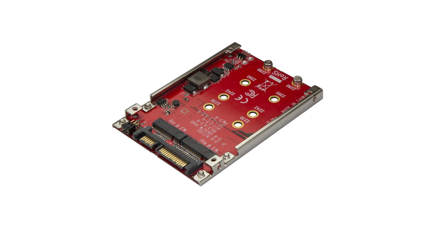StarTech.com 2 port 2.5 in Dual Slot M.2 to SATA Adapter