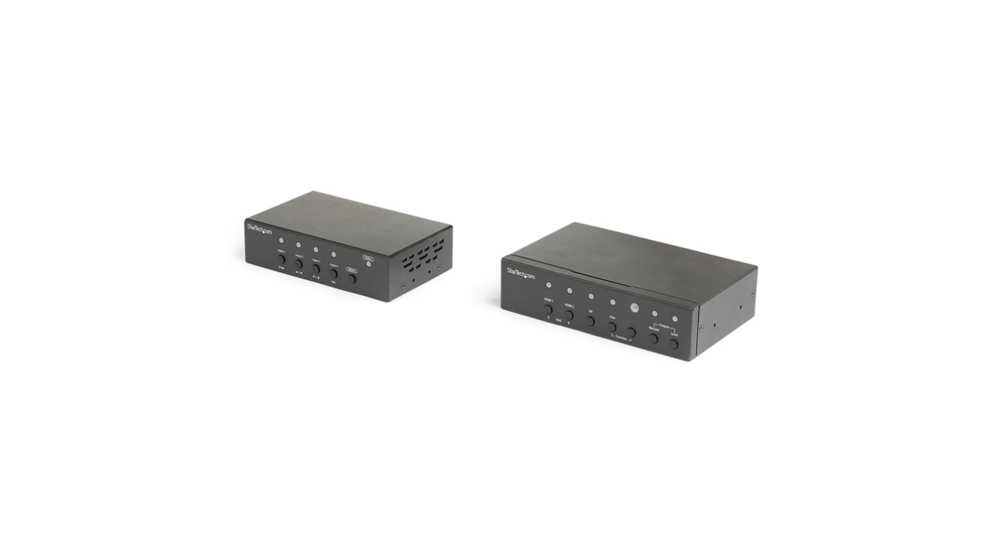 StarTech.com 2 Port DisplayPort, HDMI, VGA over HDBaseT Extender 70m, 1920 x 1200 Maximum Resolution