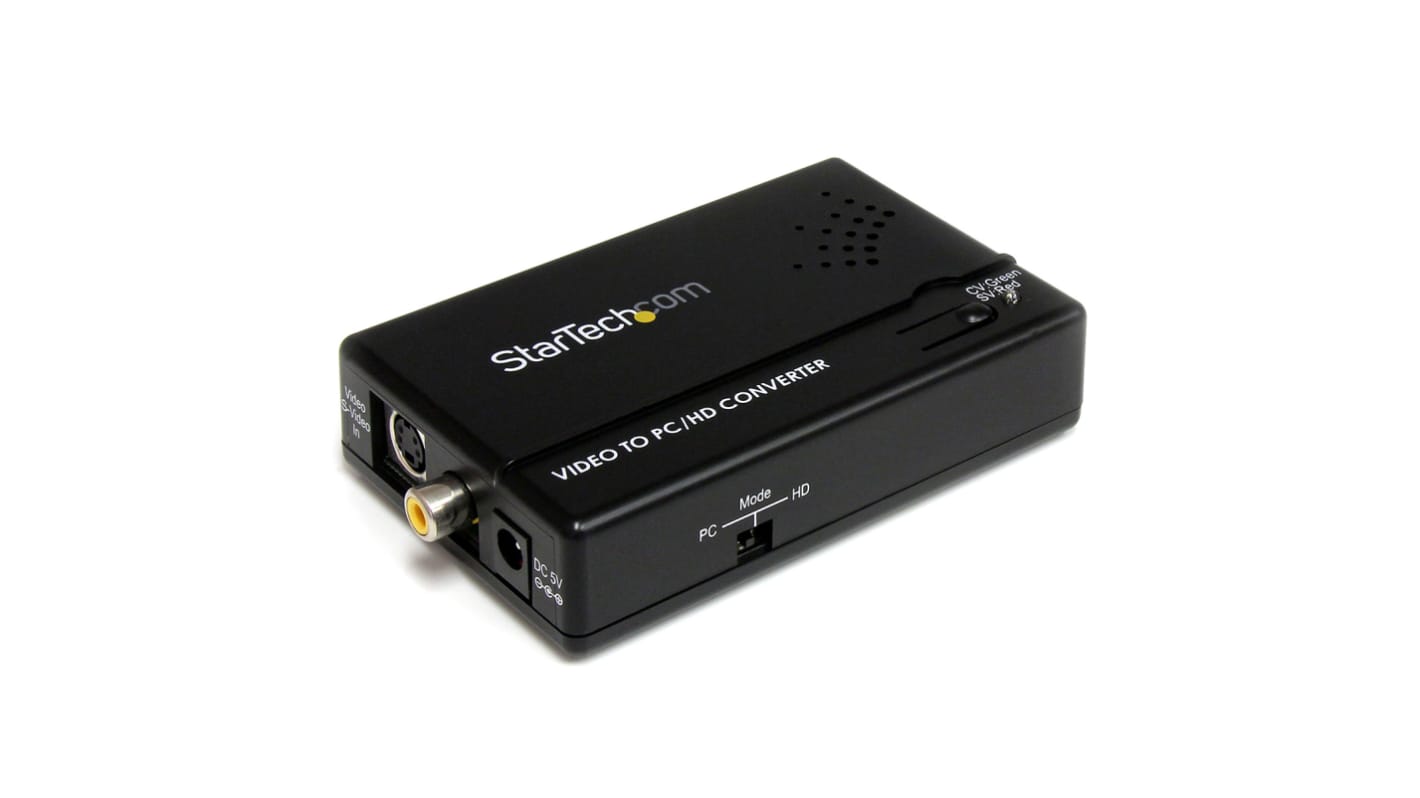 StarTech.com Composite, S-Video to VGA Video Converter, 1280 x 1024 Maximum Resolution