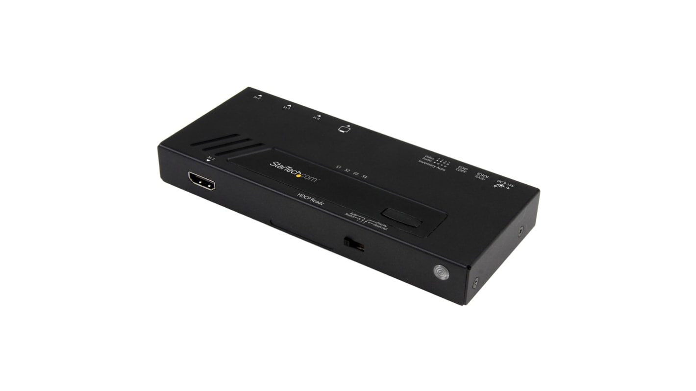 HDMI StarTech.com HDMI-Schalter HDMI 4-Port, 3840 x 2160 1 Videoeingänge 4 Videoausgänge