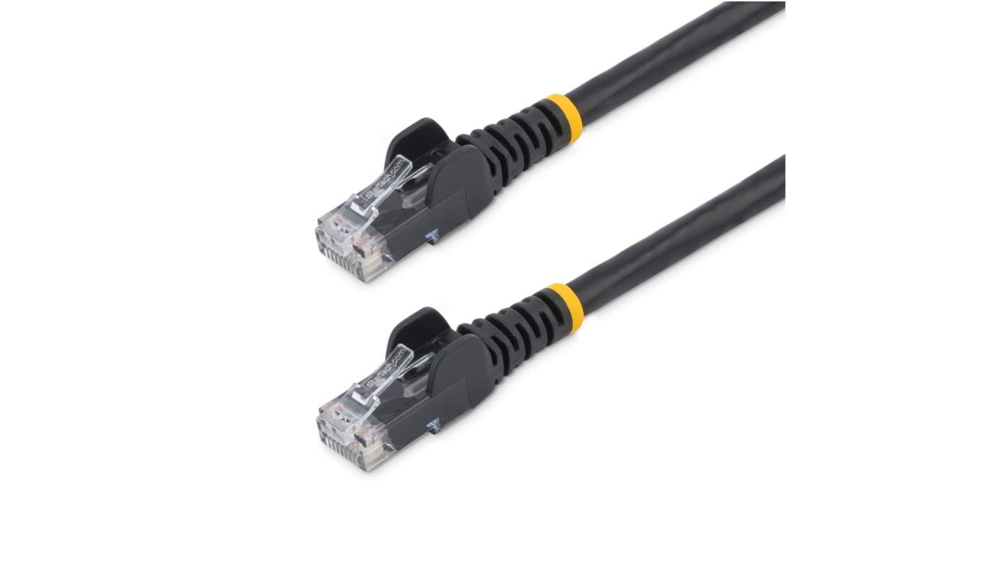 StarTech.com Cat6 Male RJ45 to Male RJ45 Ethernet Cable, U/UTP, Black PVC Sheath, 3m, CMG Rated