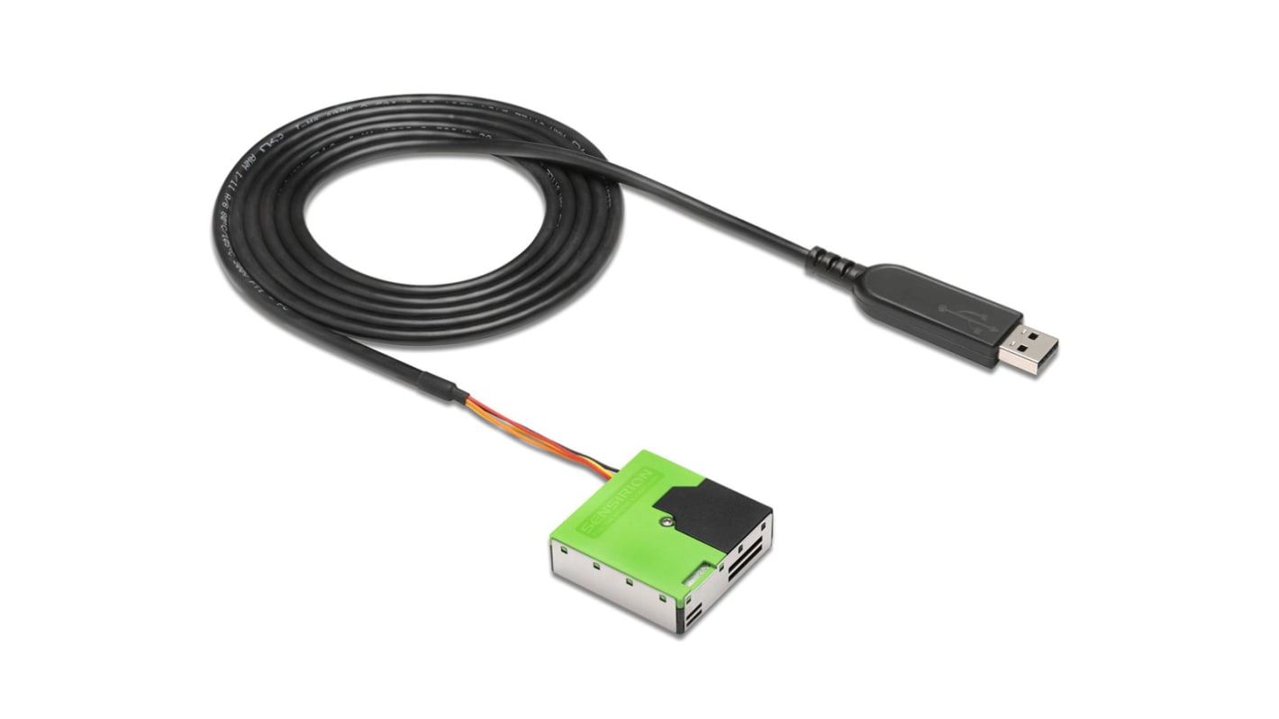 Sensirion 粒子状物質センサ SPS30 Sensor & USB adapter cable評価キット SPS30 SEK-SPS30