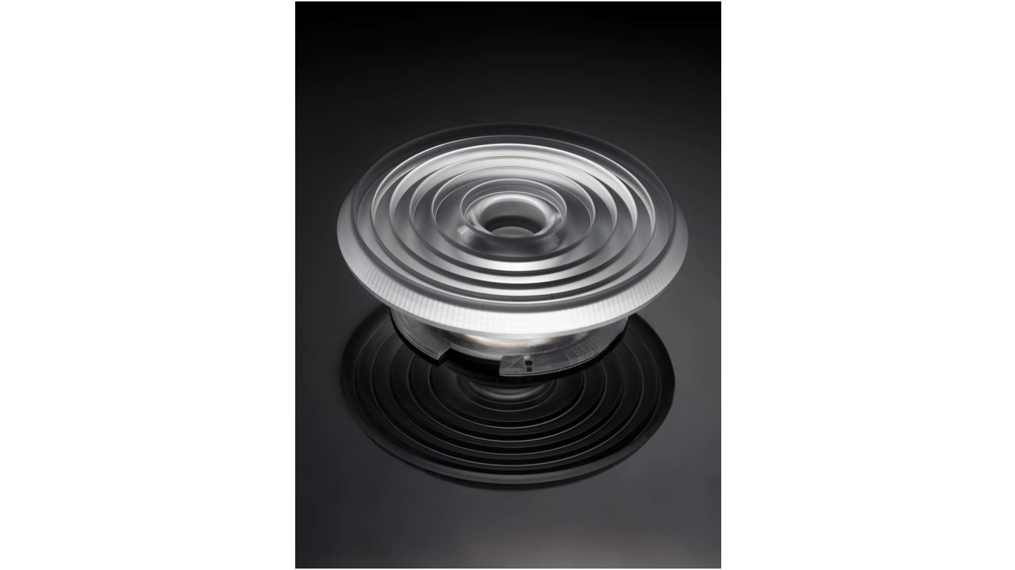 Lente LED Ledil, diámetro 69.8mm, 69.8 Dia. x 23.6mm, Medias, 35 °, para Architectural and Retail Down Lighting, Office