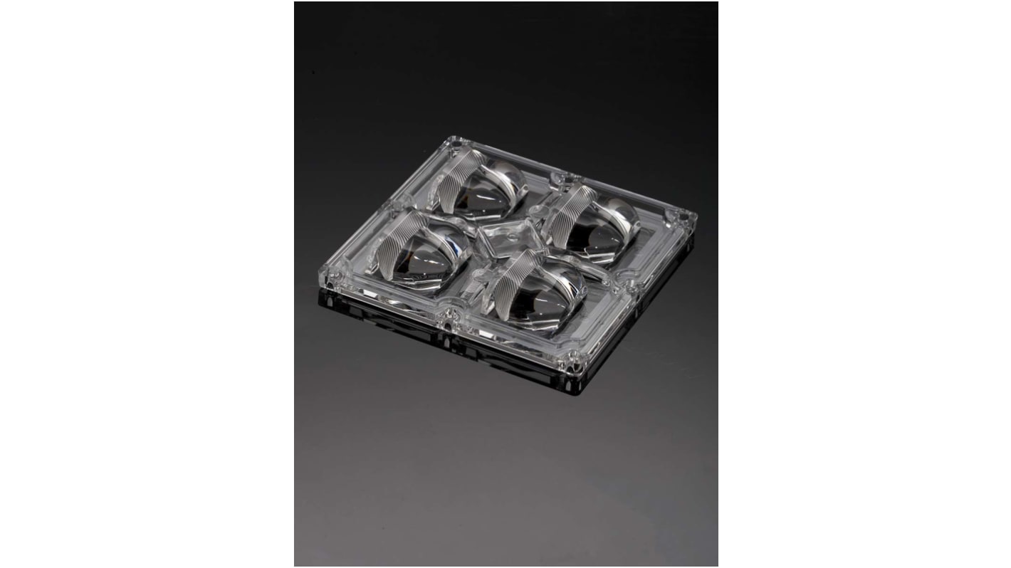 Ledil CS15769_STRADA-2X2MX-8-T2-S, STRADA Series 4-Way LED Lens