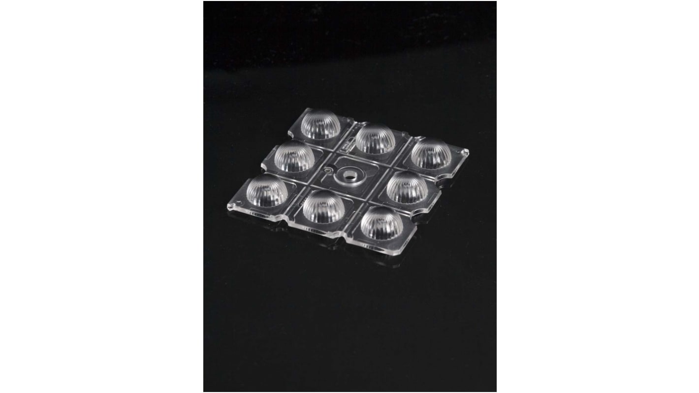 Ledil C15985_STRADELLA-8-HV-HB-W, STRADELLA Series 8-Way LED Lens, 85 ° Wide Beam
