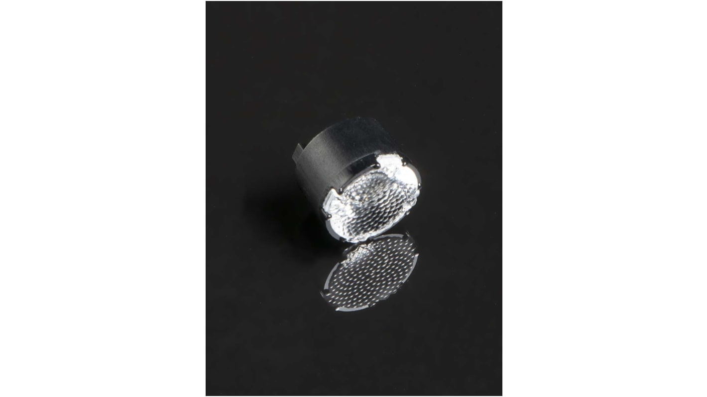 Kit de Óptica y Soporte para LED Ledil, diámetro 10mm, 10 Dia. x 6.05mm, Ancho, 45 ° Redondo, Serie Lisa