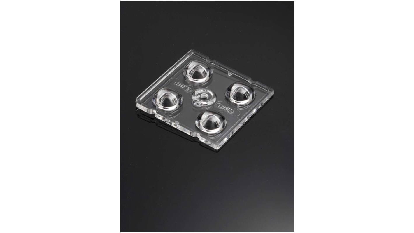 Ledil C15932_STRADA-2X2CSP-VSM, STRADA Series 4-Way LED Lens, Square Beam