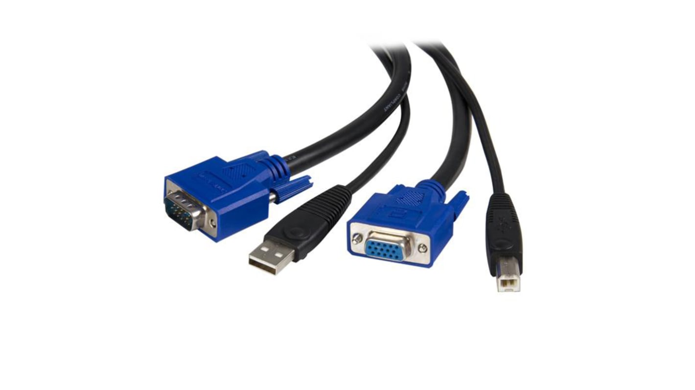 KVM Cable Startech, 1.8m, USB A ; VGA vers USB B ; VGA
