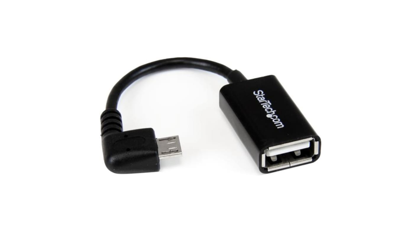 StarTech.com USB-Kabel, Micro-USB B / USBA, 0.15m USB 2.0 Schwarz