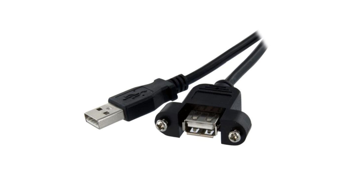 Câble USB StarTech.com USB A vers USB A, 900mm, Noir