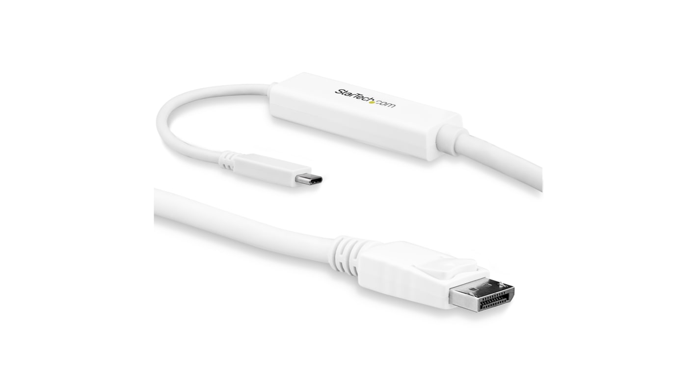 StarTech.com USB视频转换器, USB C转DisplayPort转换器, USB 3.1, Thunderbolt 3, 支持1个屏, 4K, 60Hz