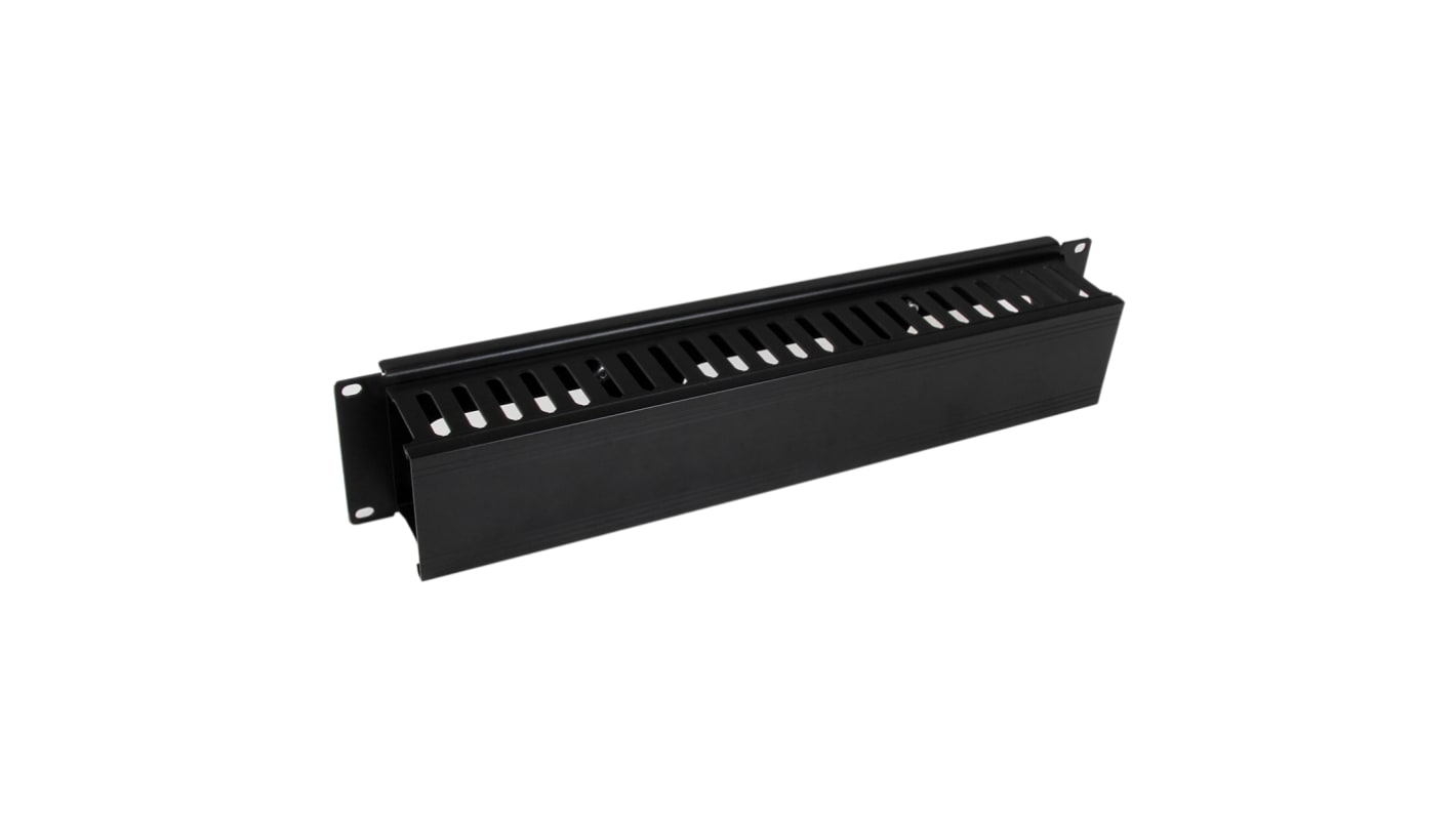 StarTech.com 2U线缆入口面板, 钢制, 用于服务器机架和机柜、配线间、网络分布布线, 482 x 79 x 88mm