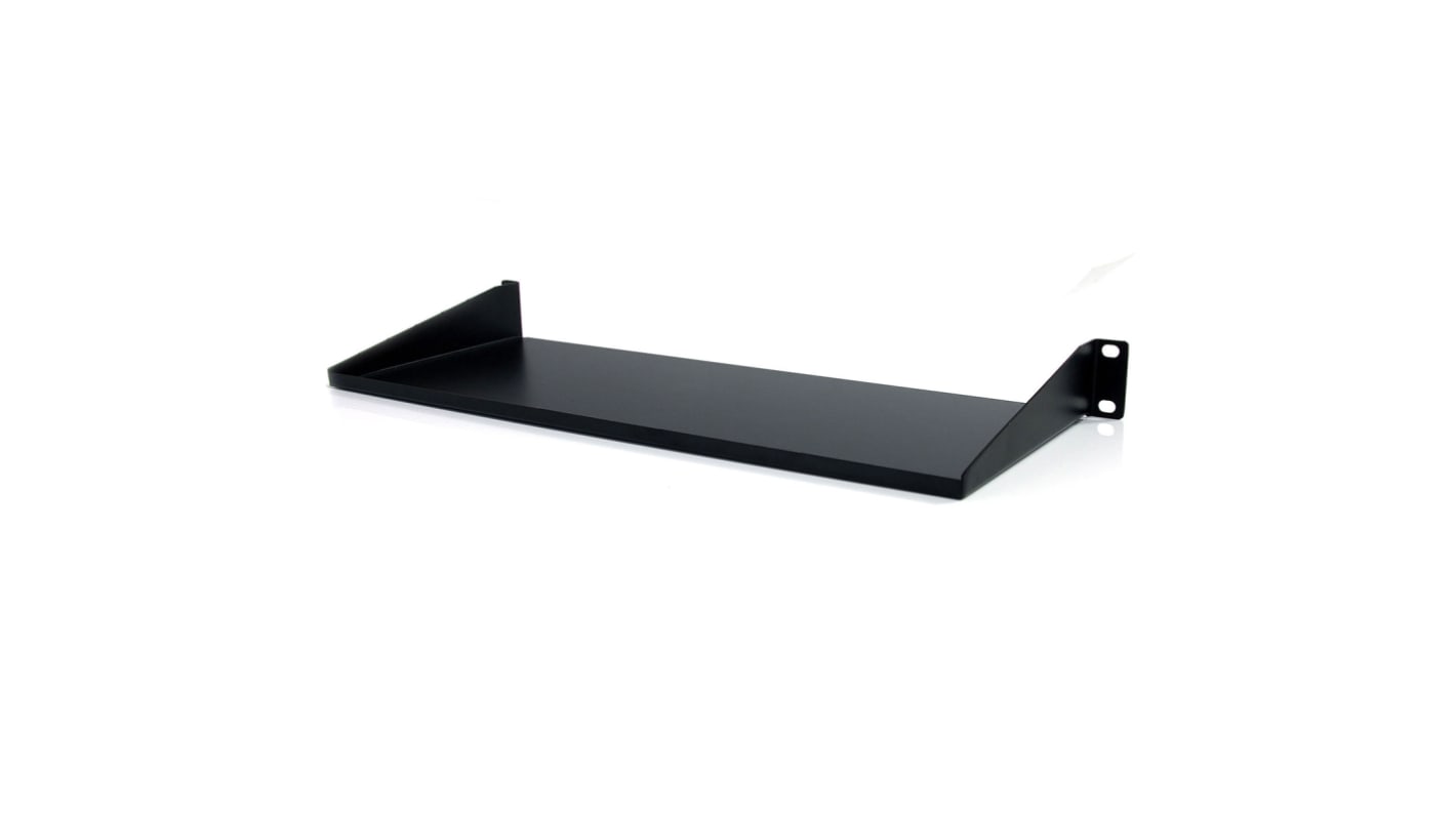 StarTech.com 1HEU Einlegeboden, Stahl Schwarz, 443mm x 178mm x 45mm