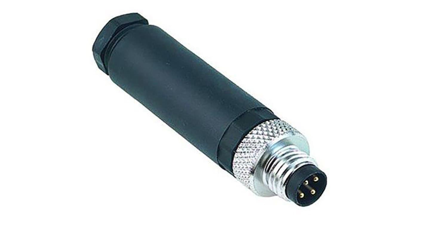 RS PRO Circular Connector, 4 Contacts, Cable Mount, M8 Connector, Plug, Male, IP67