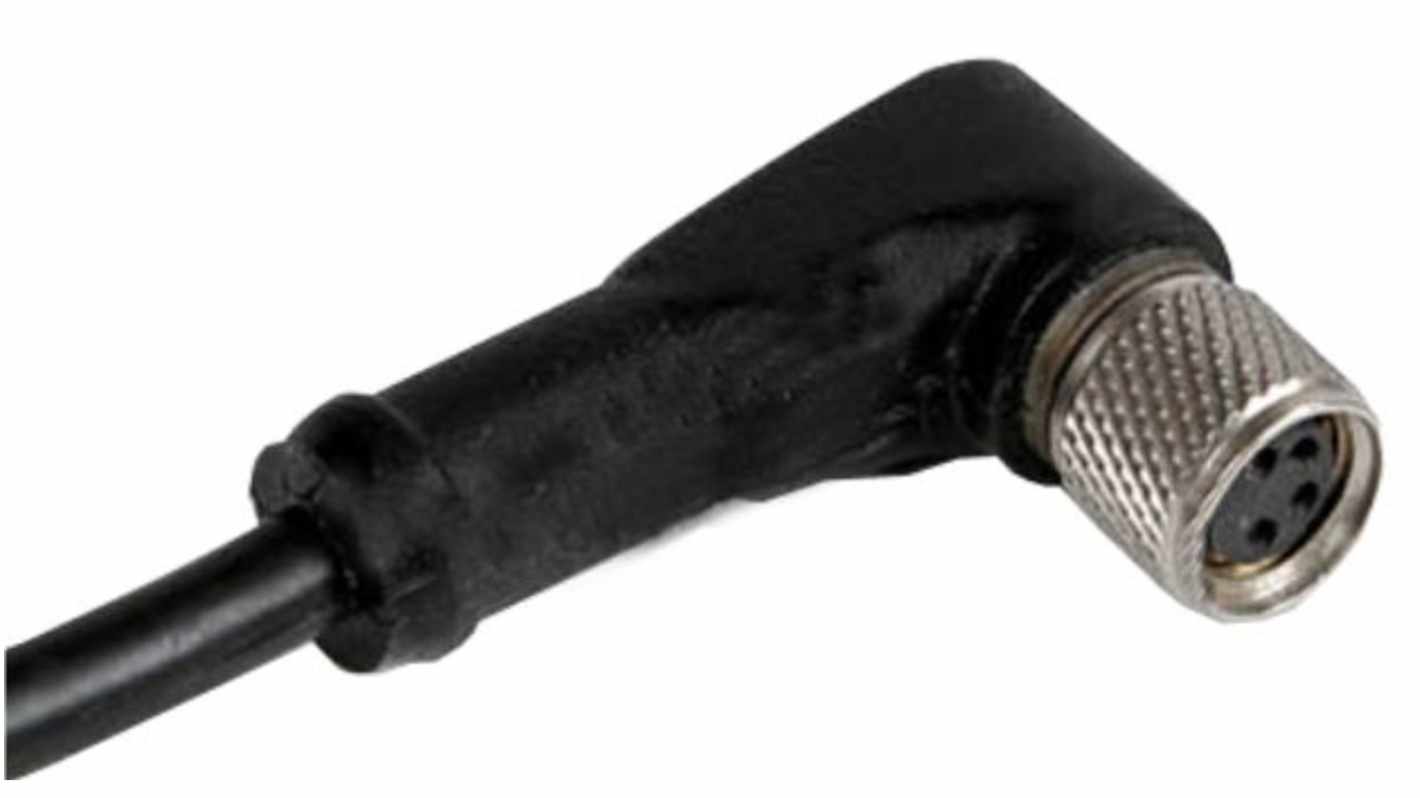 RS PRO Right Angle Female 4 way M8 to Unterminated Sensor Actuator Cable, 5m