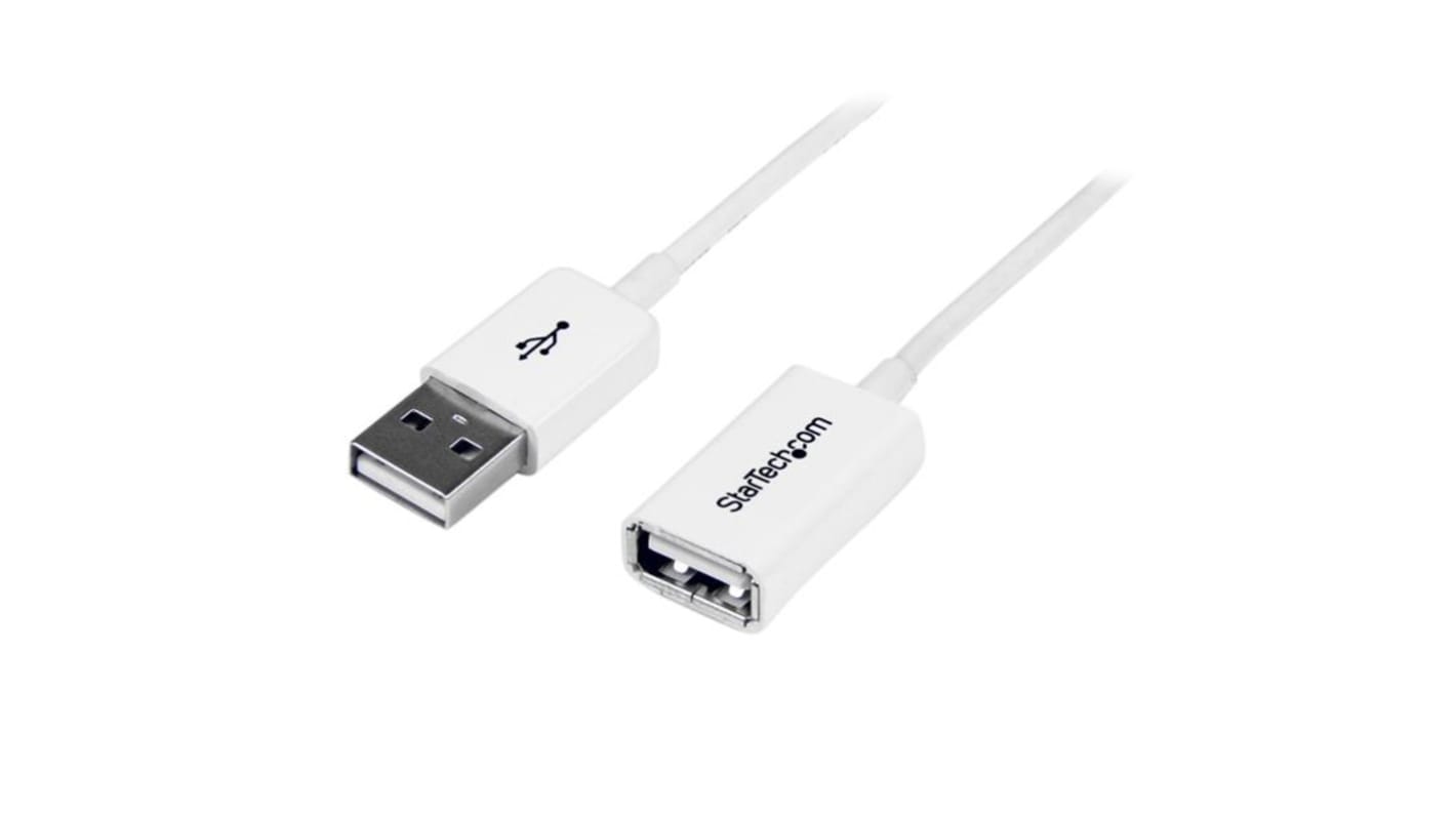 Cavo USB Startech USB A/USB A, L. 3m, col. Bianco