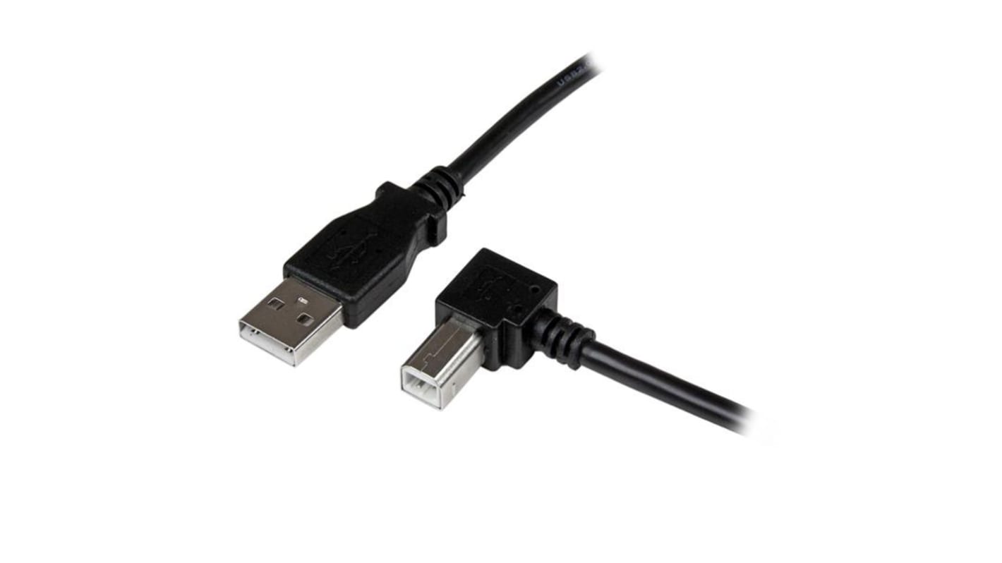 Cable USB 2.0 StarTech.com, con A. USB A Macho, con B. USB B Macho, long. 2m, color Negro