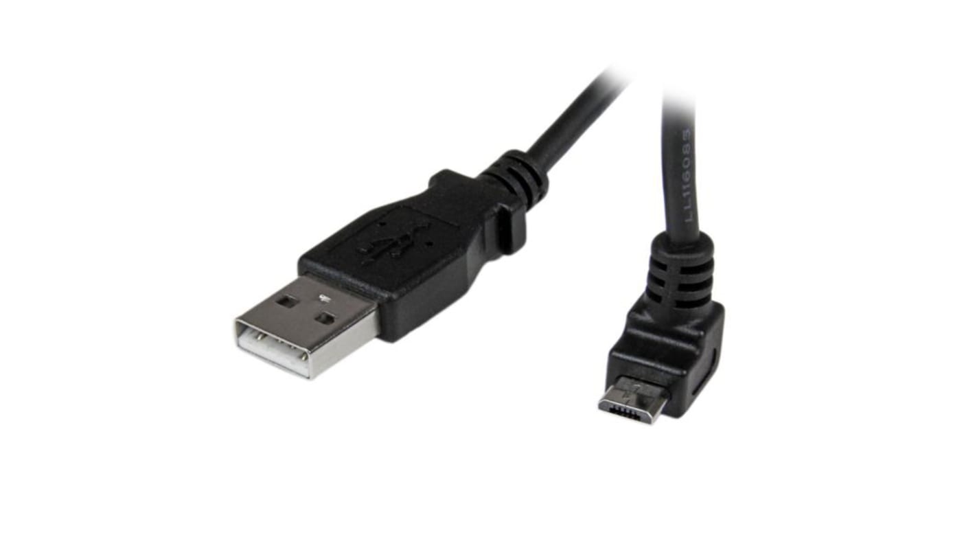 StarTech.com USB 2.0 Cable, Male USB A to Male Micro USB B USB-A to USB Micro-B Cable, 2m