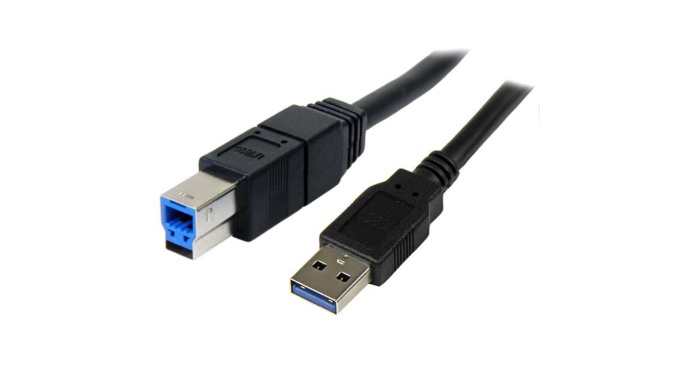 StarTech.com USB 3.0, Male USB A to Male USB B, 5Gbps, 3m