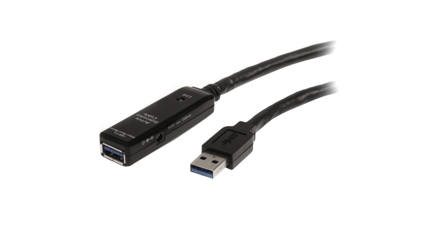 StarTech.com USB 3.0, Male USB A to Female USB A, 5Gbps, 5m